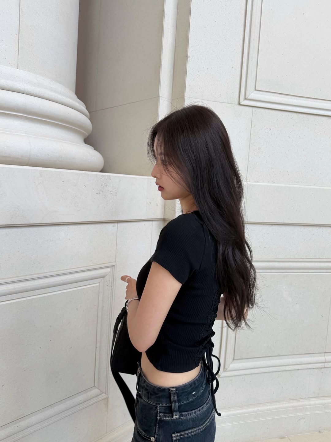 오운완 후 셀카 찍은 강혜원 숏레깅스 항아리골반 Y존 몸매
